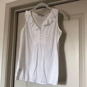 LOFT white blouse